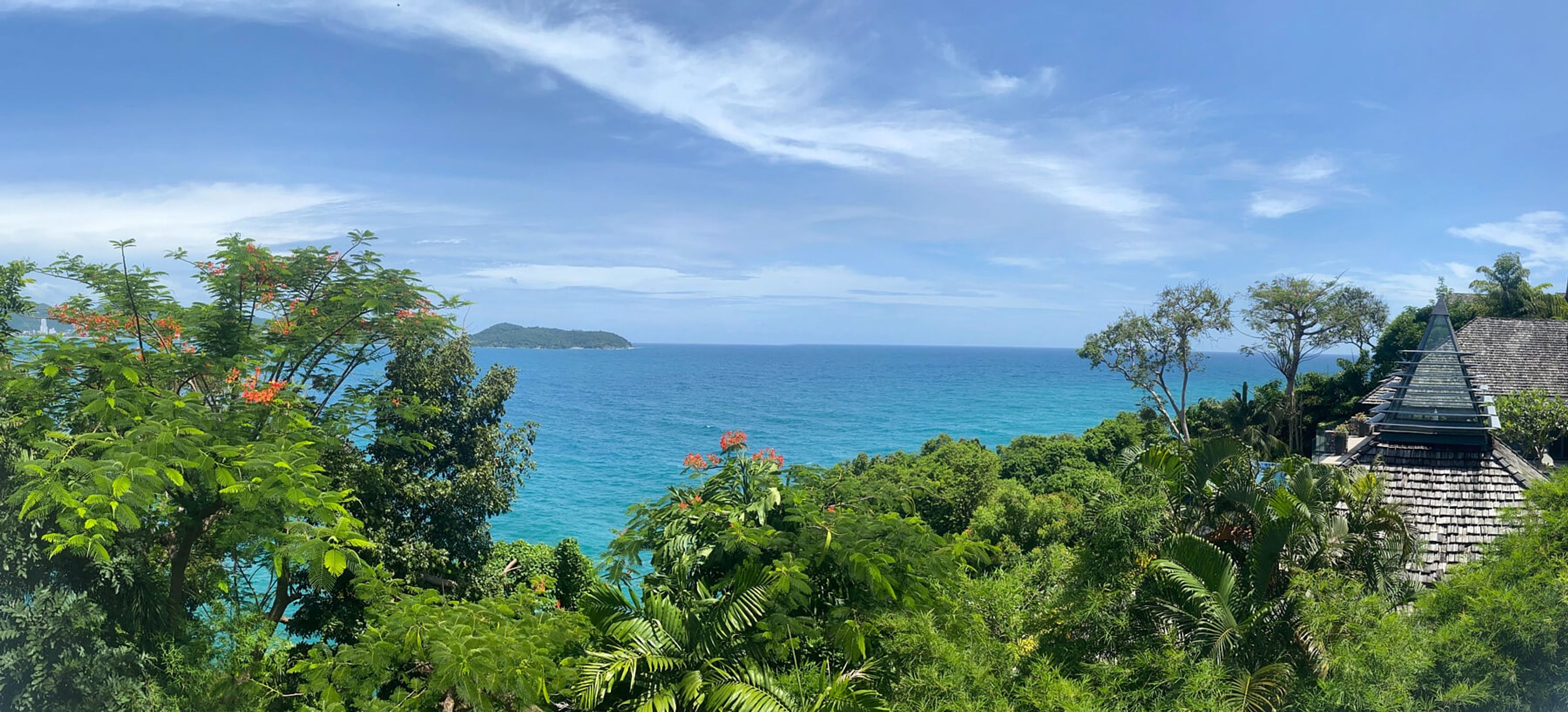 Southern view from terrace of Patong Bay