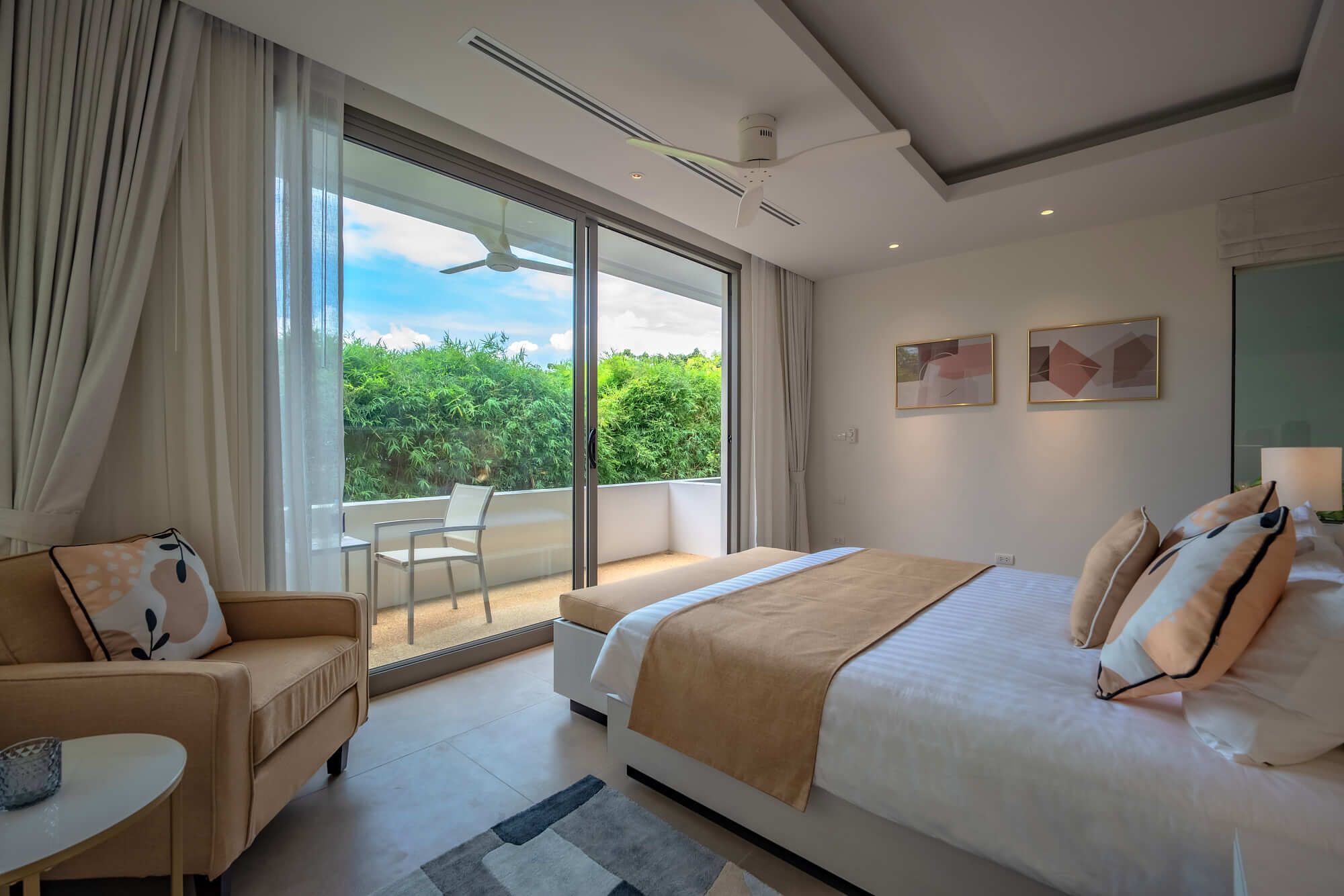 Relaxing Bedroom Three balcony.